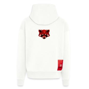 Roter Panda Low Poly Art Design - Zip Hoodie - made by SPREAD - OFF WHITE - Hinten
