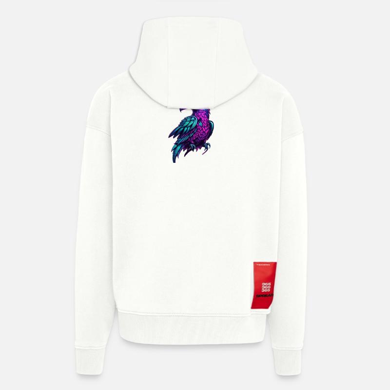 Neonphönix Farbflug - Zip Hoodie - made by SPREAD - OFF WHITE