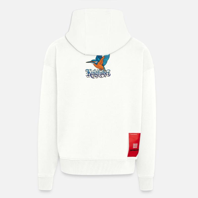 Eisvogel - Zip Hoodie - made by SPREAD - OFF WHITE