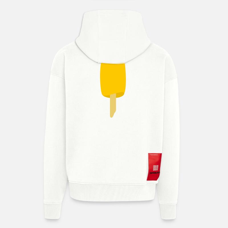 Mango Eis am Stiel - Zip Hoodie - made by SPREAD - OFF WHITE