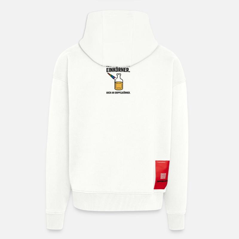 Ich glaube an Einhörner - Zip Hoodie - made by SPREAD - OFF WHITE