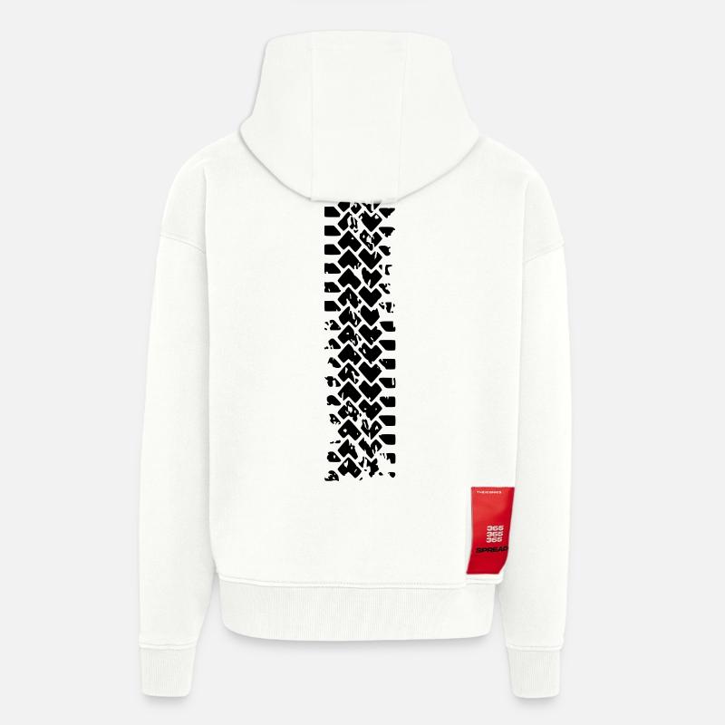 Brennen, um ein Wild sein - Zip Hoodie - made by SPREAD - OFF WHITE