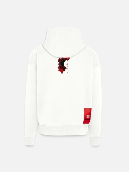 Albania - Zip Hoodie - made by SPREAD - OFF WHITE