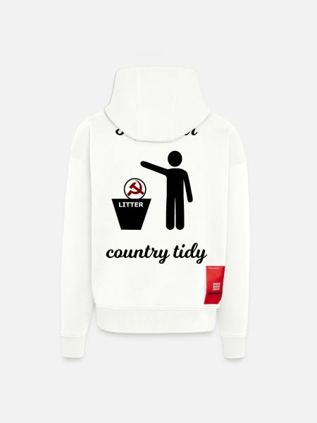 Socialism and Capitalism Funny - Zip Hoodie - made by SPREAD - OFF WHITE
