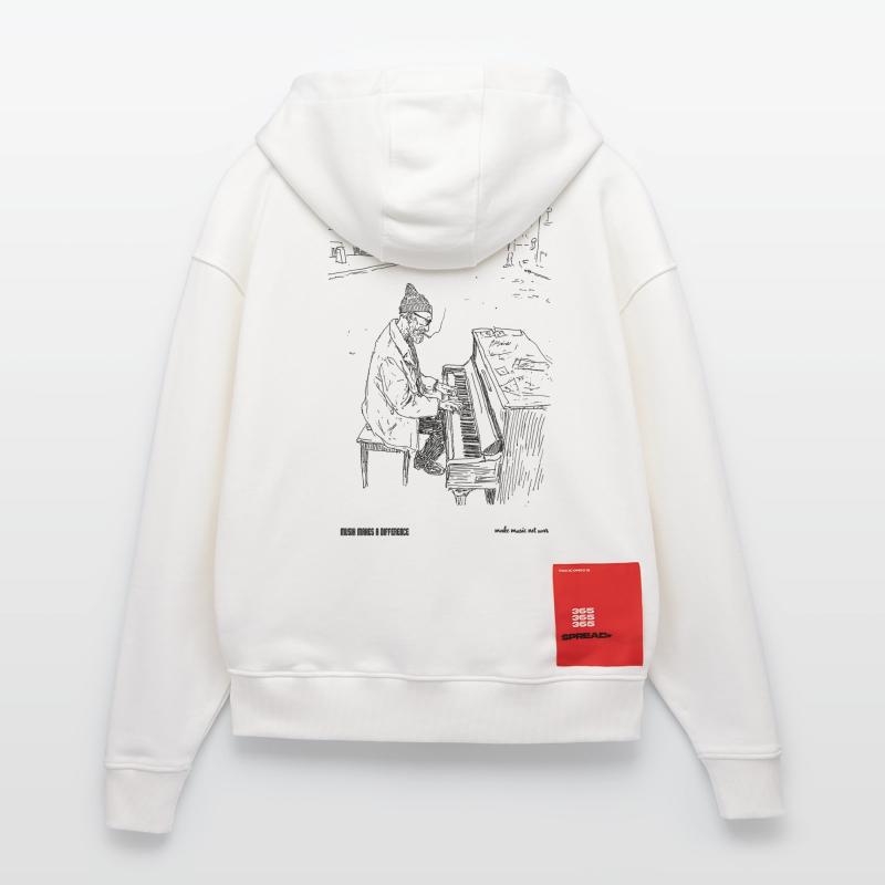 differnce Zip Hoodie - made by SPREAD