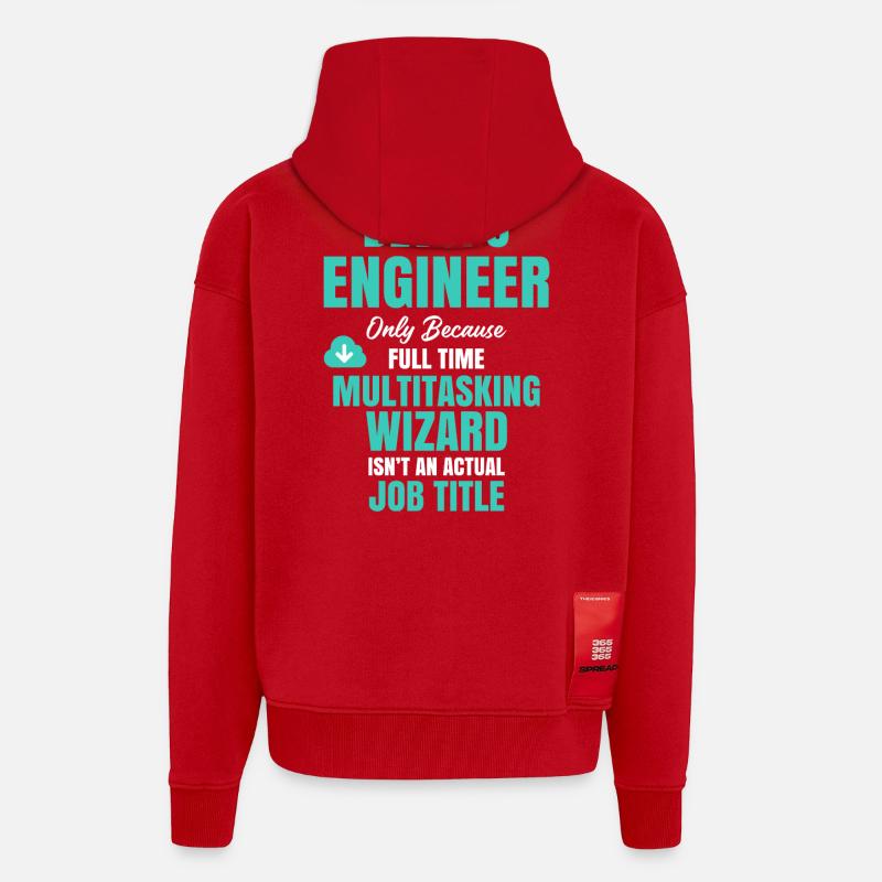 DevOps Engineer Multitasking-Assistent - Zip Hoodie - made by SPREAD - Rot