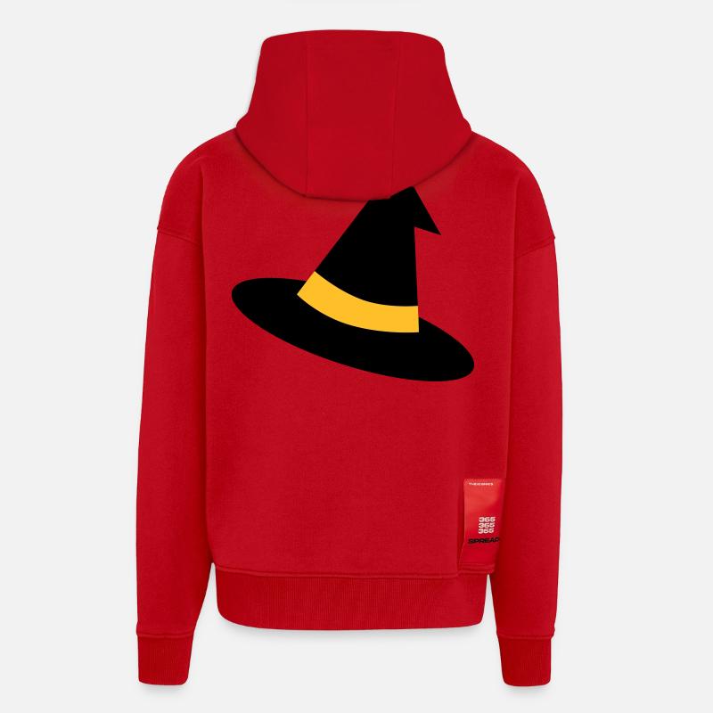 Hexenhut - Zip Hoodie - made by SPREAD - Rot