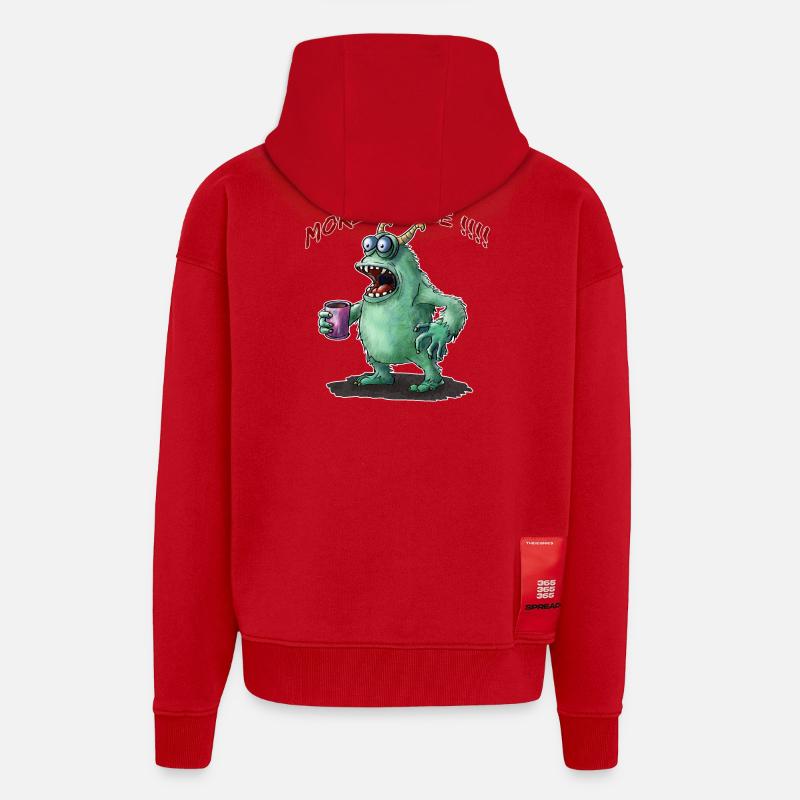 Coffee, I need more Coffee !!! - Zip Hoodie - made by SPREAD - Rot