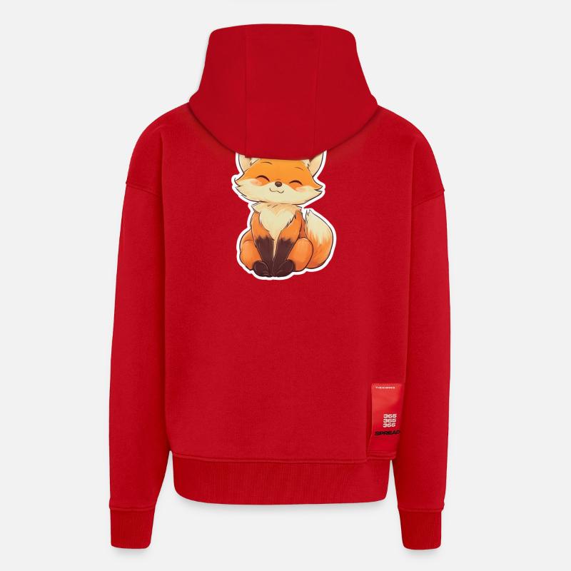 Fuchs - Zip Hoodie - made by SPREAD - Rot