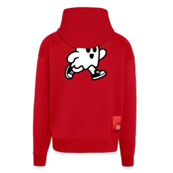 Geist - Zip Hoodie - made by SPREAD - Rot - Hinten