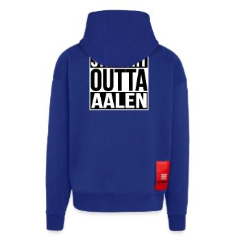 Straight Outta Aalen - Zip Hoodie - made by SPREAD - Iconic Blue - Hinten