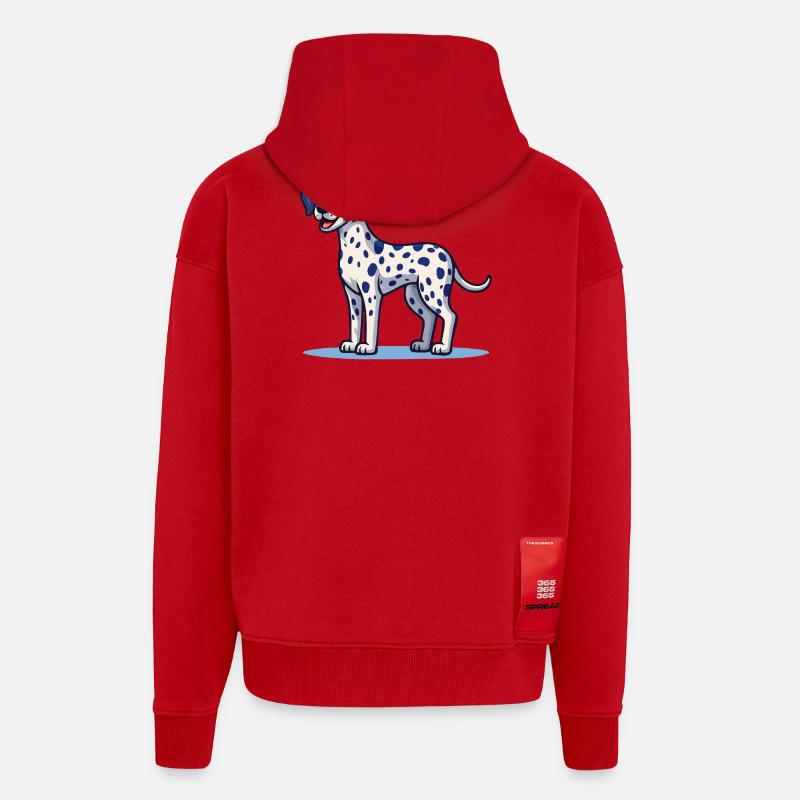Dalmatiner (Comic) - Zip Hoodie - made by SPREAD - Rot