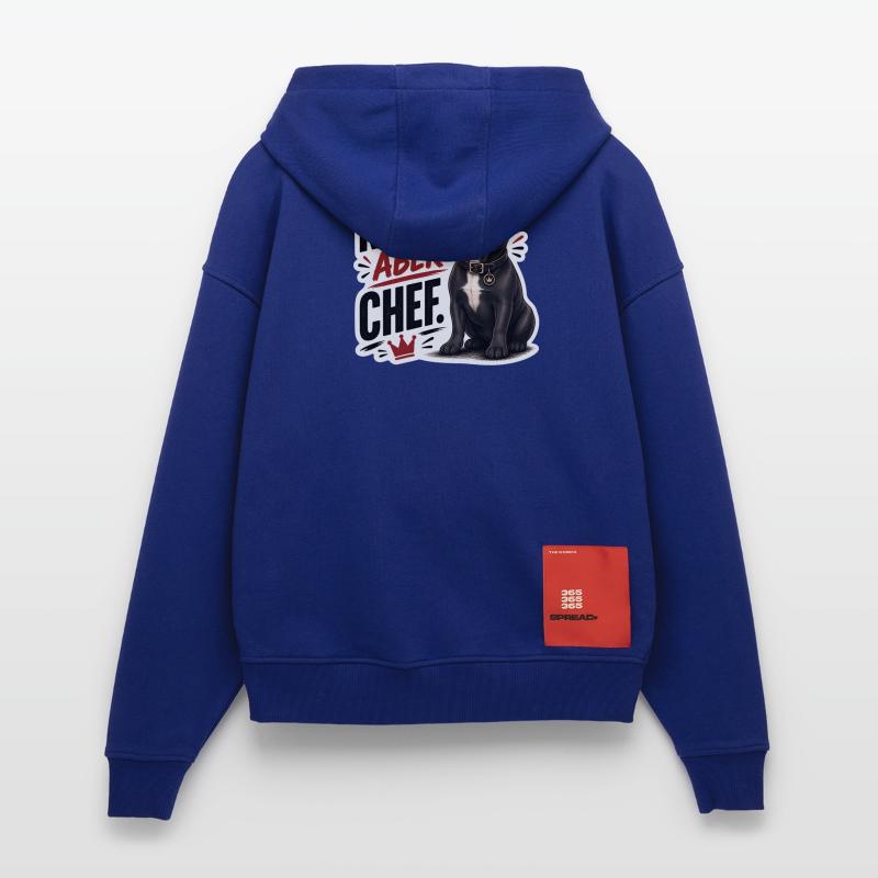 Frenchie – Klein aber Chef Bully Zip Hoodie - made by SPREAD