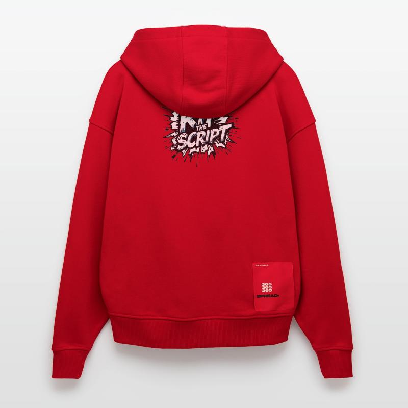 Rip the Script Burst Veste à capuche bio épaisse oversize fabriqué en UE