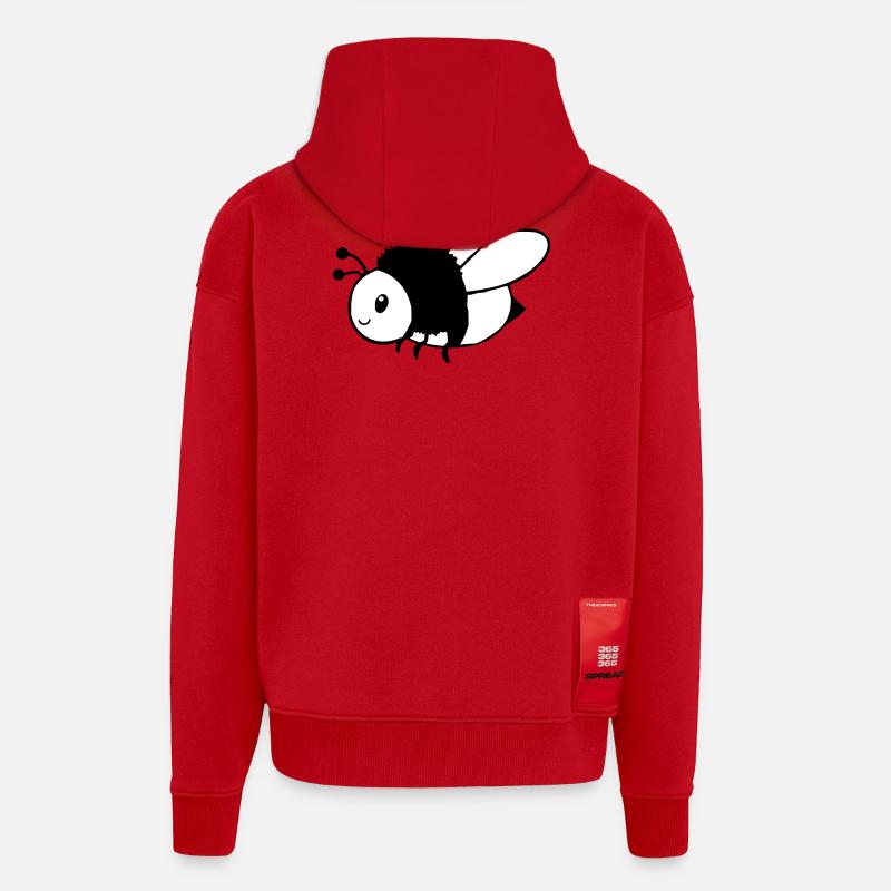 Bienke Imker Geschenk - Zip Hoodie - made by SPREAD - Rot