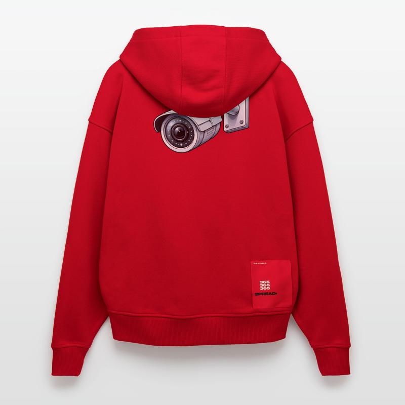 Caméra de surveillance Caméra de surveillance Veste à capuche bio épaisse oversize fabriqué en UE