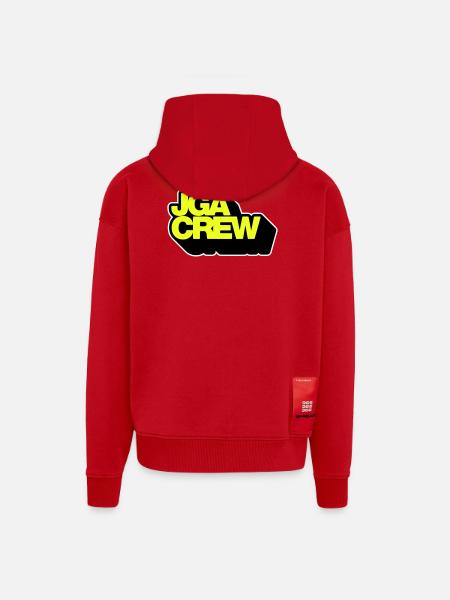 Bachelor Party Crew 3D - Zip Hoodie - made by SPREAD - red