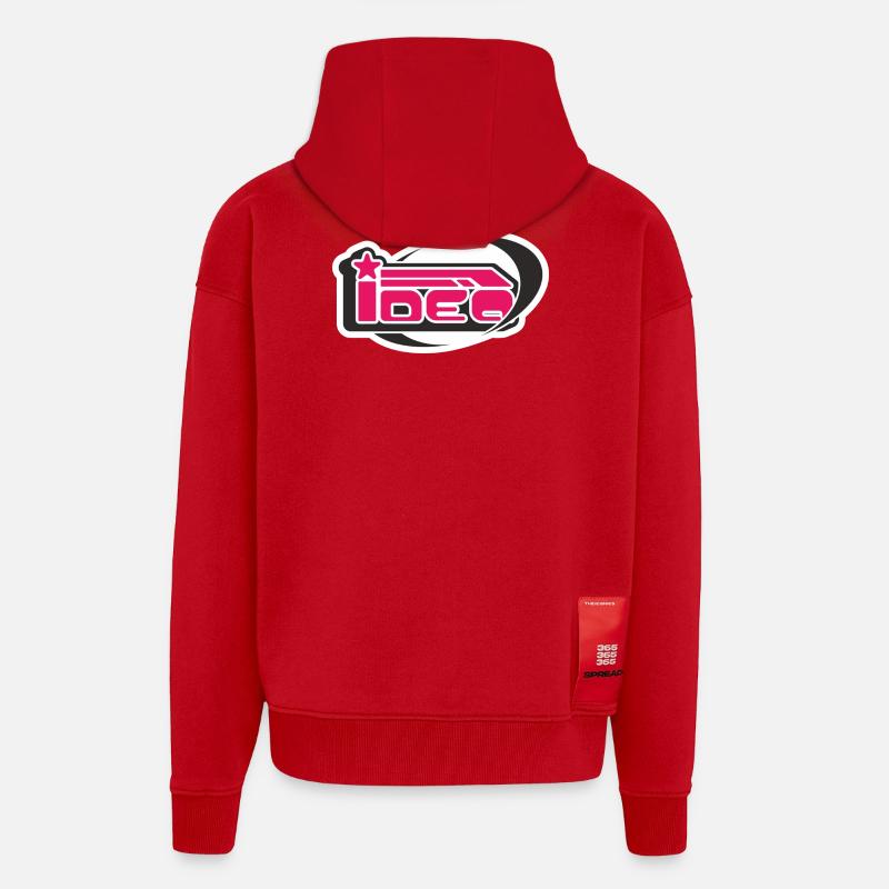 Die Idee von y2k - Zip Hoodie - made by SPREAD - Rot