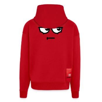 Not Amused - Zip Hoodie - made by SPREAD - Rot - Hinten