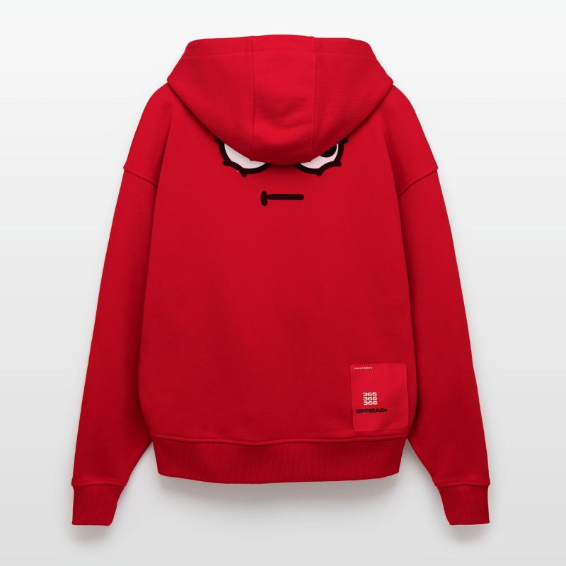 pas amusé Veste à capuche bio épaisse oversize fabriqué en UE