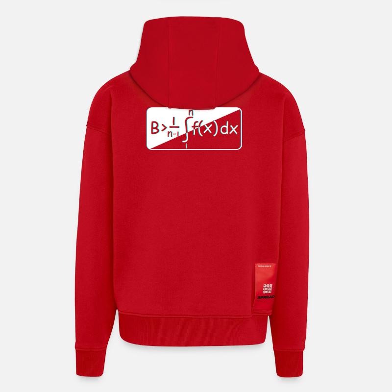 Mathematician Math Mathematical Mathematics - Zip Hoodie - made by SPREAD - red