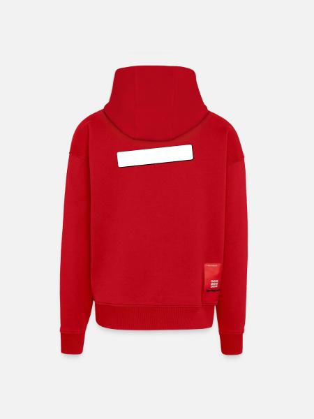 Skrivefelt runde hjørner | skygge | Vektor illustrasjon - Heavyweight Oversized Organic hettejakke produsert i EU - rød