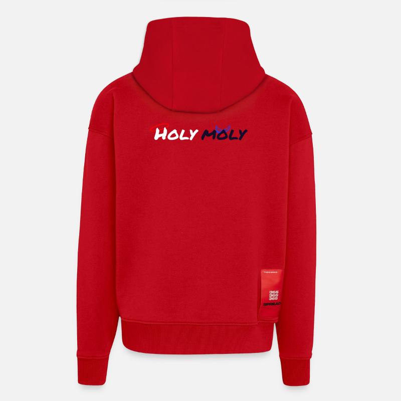 Heiliger Moly-Design - Zip Hoodie - made by SPREAD - Rot