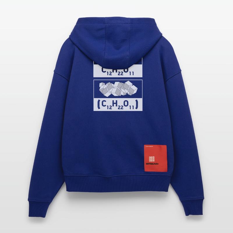 Structural formula chemistry science physics laboratory Zip Hoodie - made by SPREAD