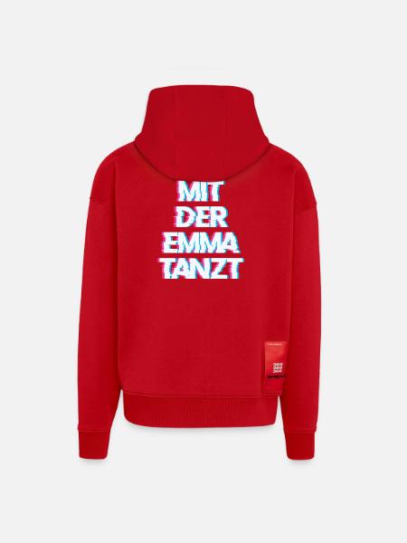 Hardtekk Tekk - Zip Hoodie - made by SPREAD - red