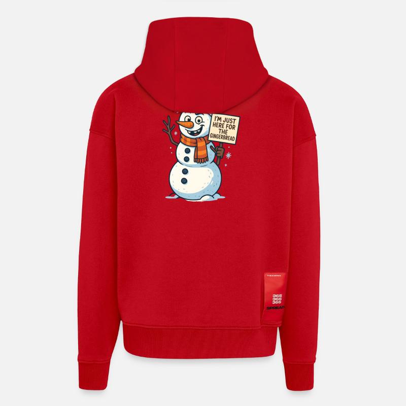 Lebkuchenmann Lebkuchen Lebkuchenmänner Geschenk - Zip Hoodie - made by SPREAD - Rot