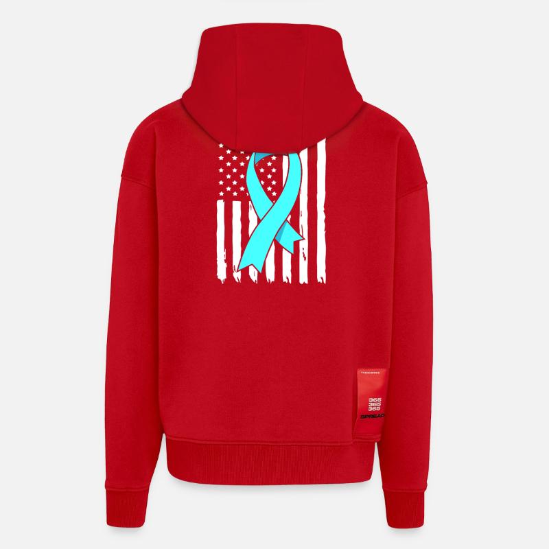 Scleroderma - Zip Hoodie - made by SPREAD - red