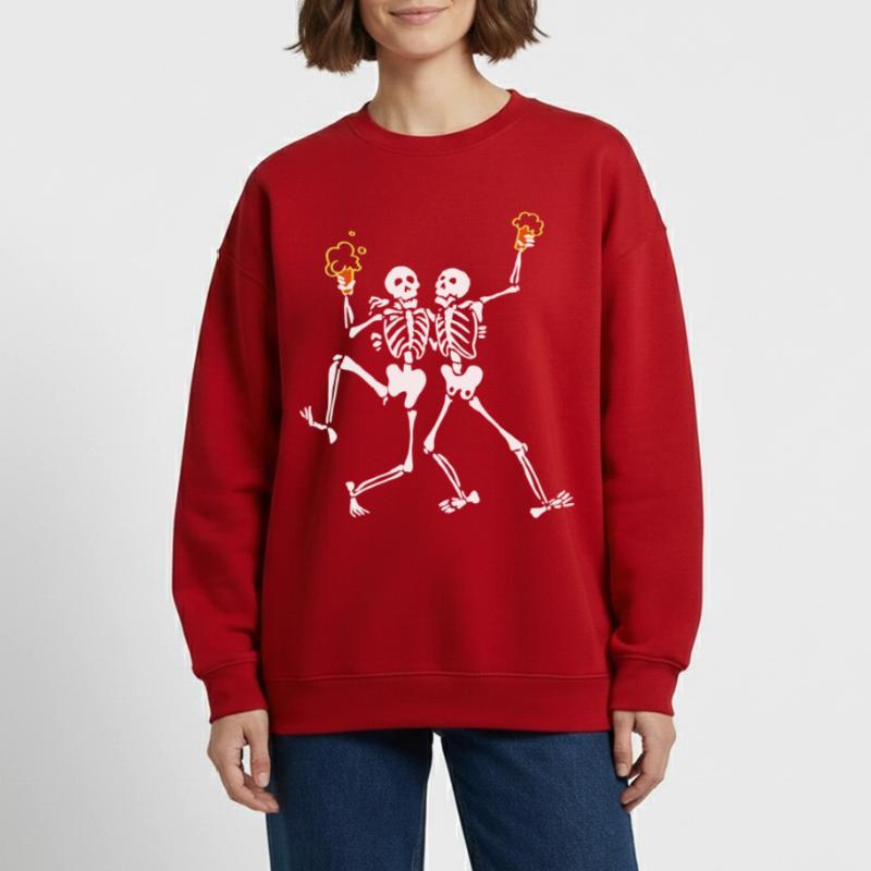 Skelette tun java Heavyweight Oversized Organic Crew Neck Made in EU