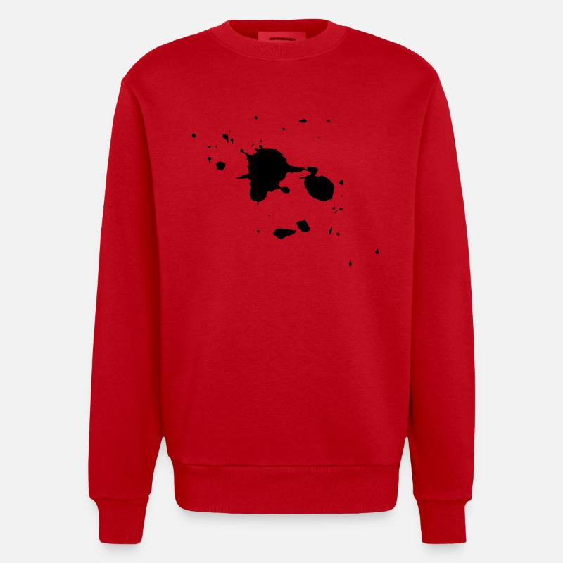 Goutte - Sweat bio épais oversize fabriqué en UE - rouge