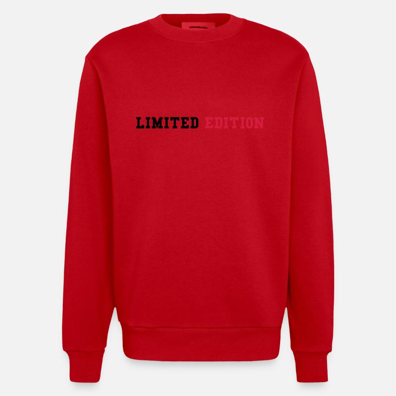 Limited Edition - Heavyweight Oversized Organic Crew Neck Made in EU - Rot