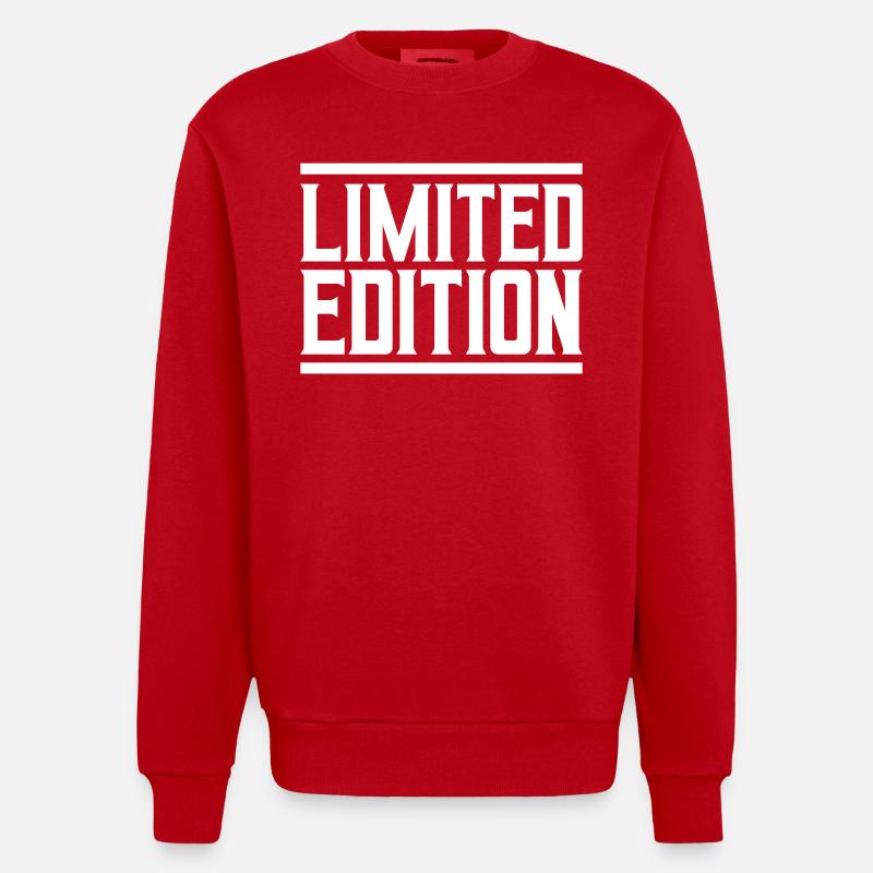 Édition limitée - Sweat bio épais oversize fabriqué en UE - rouge