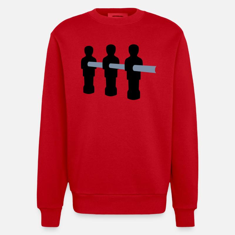 Kicker - Heavyweight Oversized Organic Crew Neck Made in EU - Rot