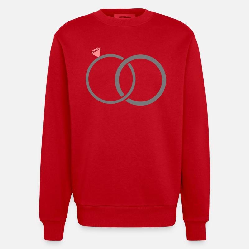 eheringe_2_2f - Sweat bio épais oversize fabriqué en UE - rouge
