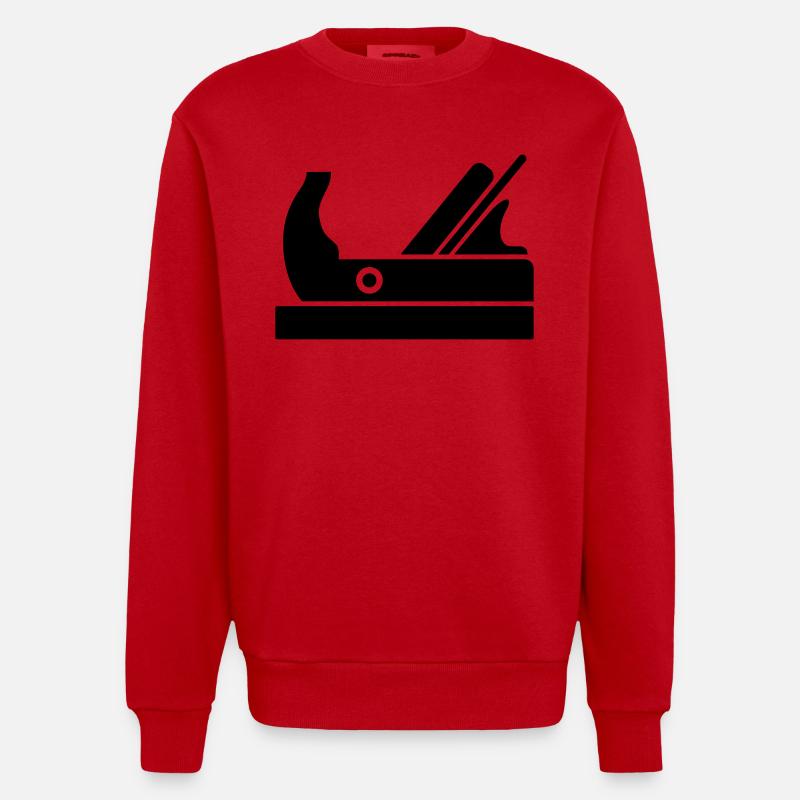 Zimmermann - Heavyweight Oversized Organic Crew Neck Made in EU - Rot