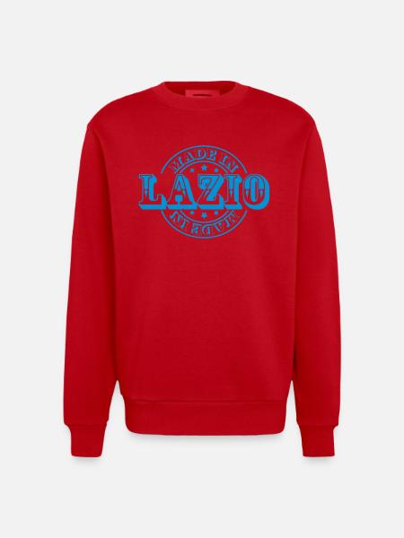 Made in Lazio m1k2 - Heavyweight Oversized Organic Crew Neck Made in EU - red