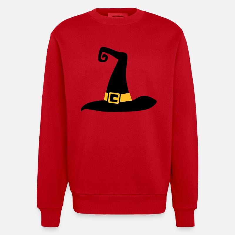 Hut - Heavyweight Oversized Organic Crew Neck Made in EU - Rot