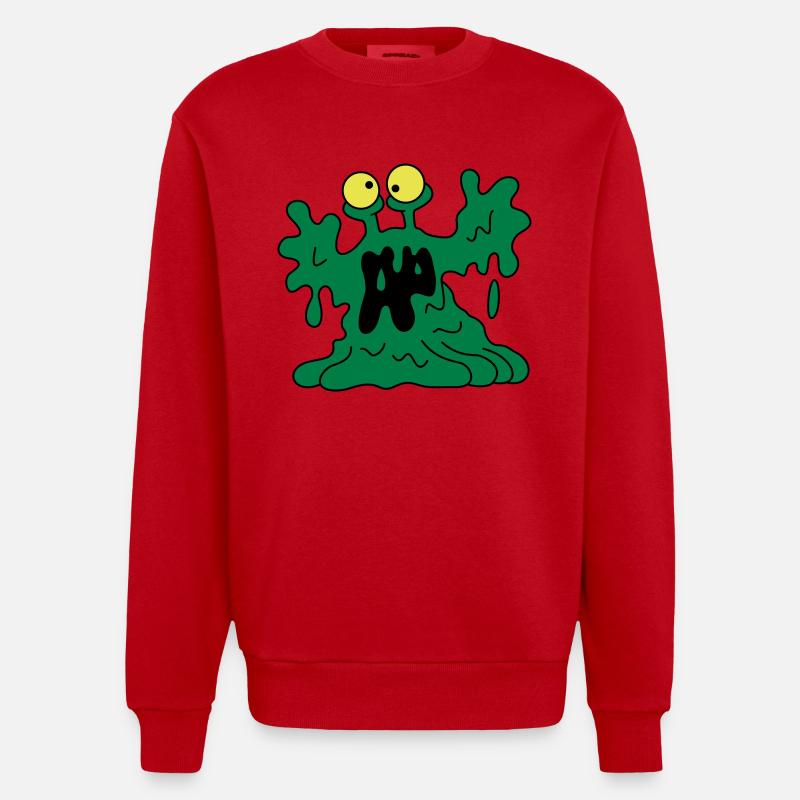 Le Blob! - Sweat bio épais oversize fabriqué en UE - rouge