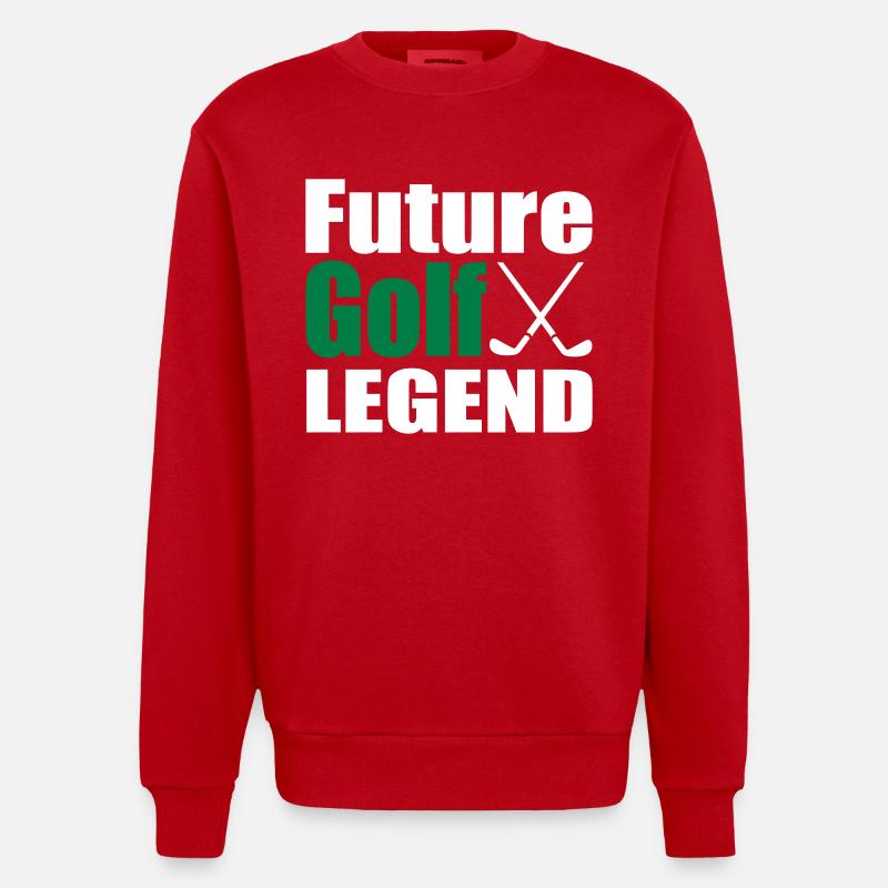 Golf - Heavyweight Oversized Organic Crew Neck Made in EU - Rot
