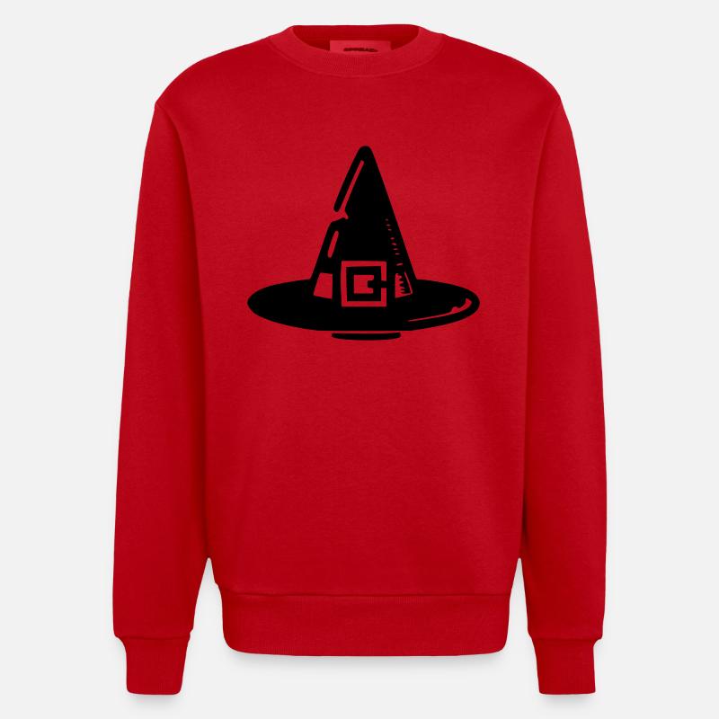 Hexenhut - Heavyweight Oversized Organic Crew Neck Made in EU - Rot