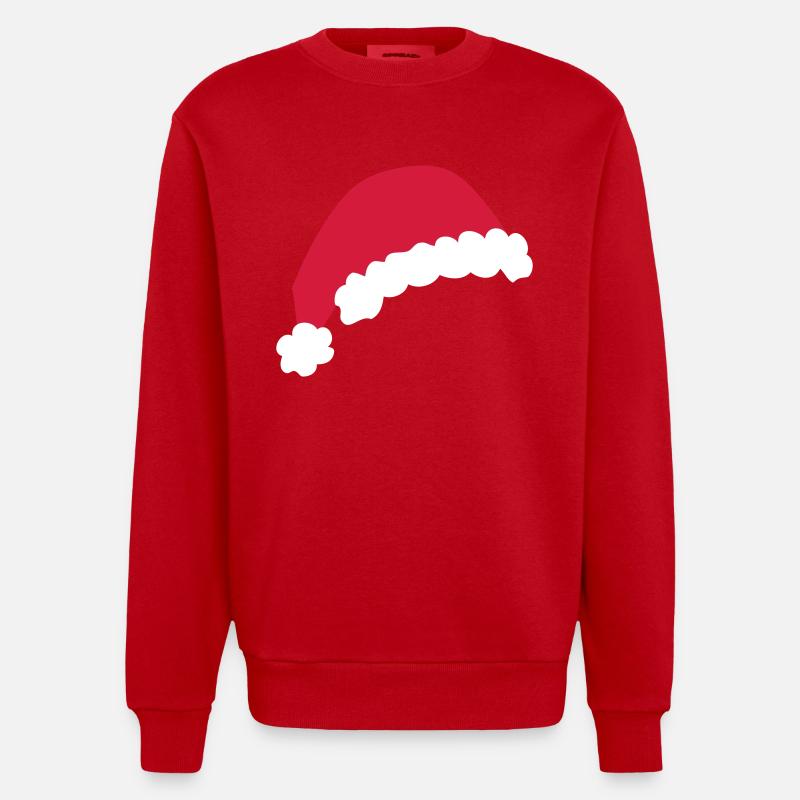 noel - Sweat bio épais oversize fabriqué en UE - rouge