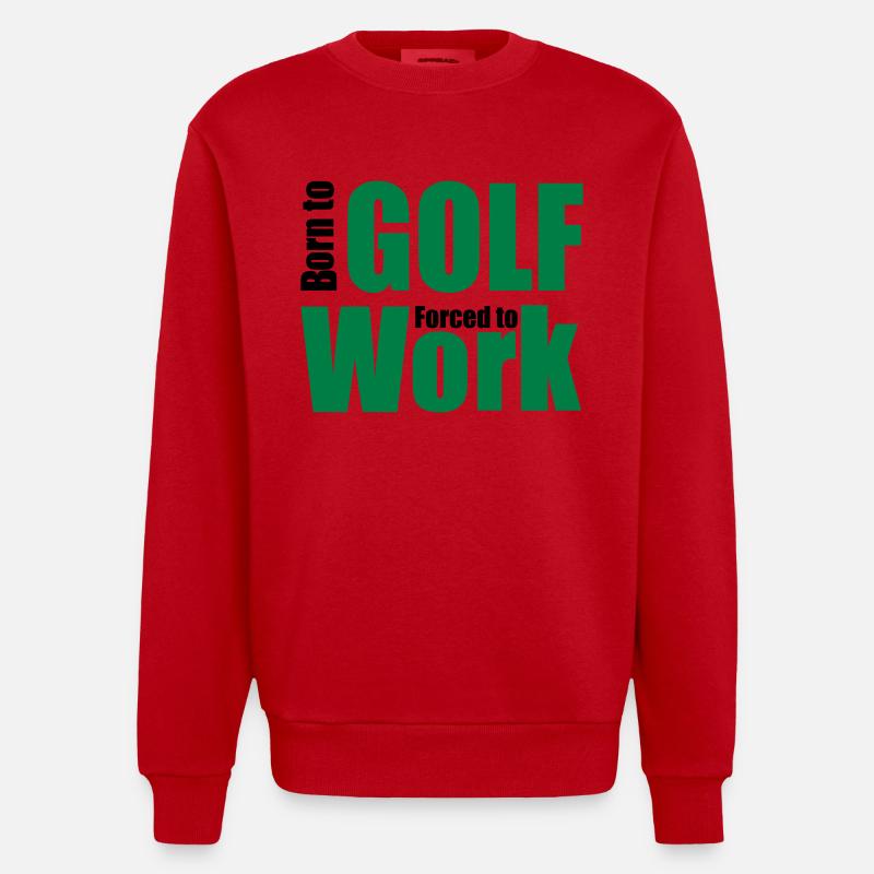 Golfe - Sweat bio épais oversize fabriqué en UE - rouge