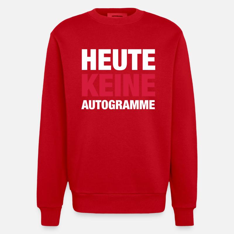 cool - Heavyweight Oversized Organic Crew Neck Made in EU - Rot