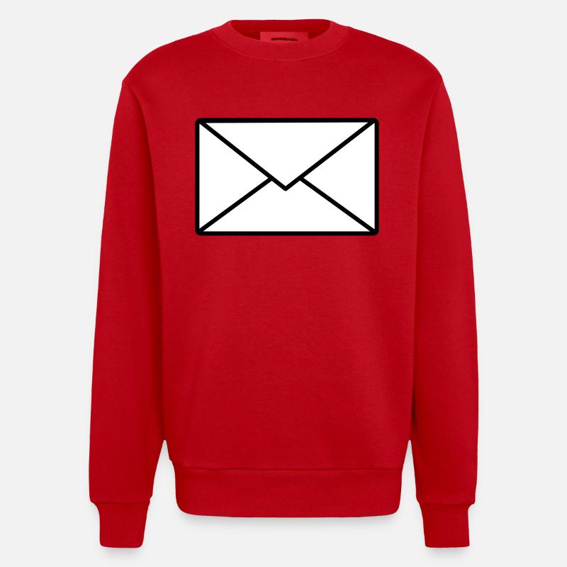 Brief - Heavyweight Oversized Organic Crew Neck Made in EU - Rot