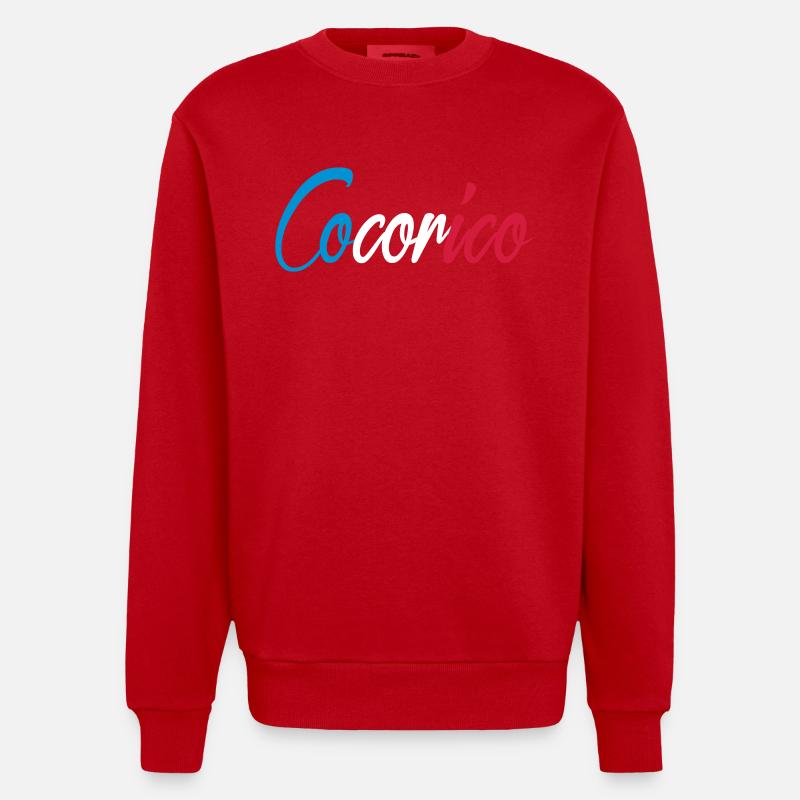 Cocorico - Sweat bio épais oversize fabriqué en UE - rouge