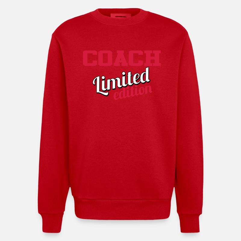 COACH LIMITED EDITION - Sweat bio épais oversize fabriqué en UE - rouge