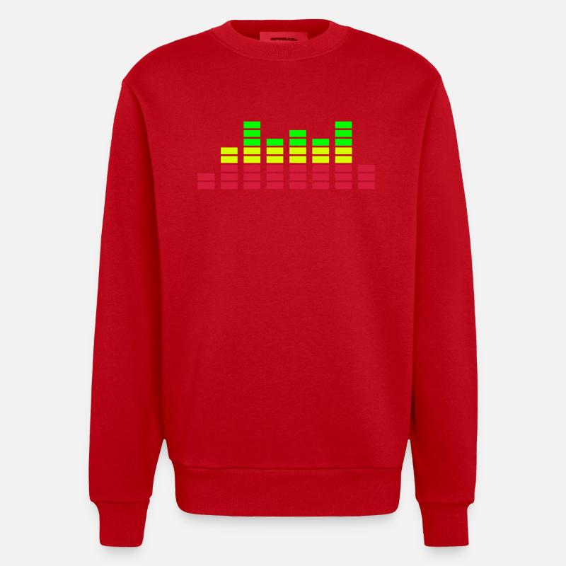 equalizer - Heavyweight Oversized Organic Crew Neck Made in EU - Rot